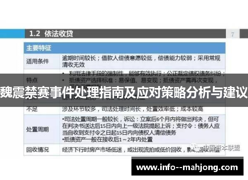 魏震禁赛事件处理指南及应对策略分析与建议